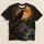 Gothic Raven and Howling Wolf Under a Full Moon for Moody Autumn Nights All-over Print Unisex T-shirt - 5