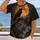 Gothic Raven and Howling Wolf Under a Full Moon for Moody Autumn Nights All-over Print Unisex T-shirt - 2