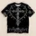 Gothic Thorn Cross and Rose Motif for Dark Alternative Streetwear and Everyday Wear All-over Print Unisex T-shirt - 5