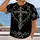 Gothic Thorn Cross and Rose Motif for Dark Alternative Streetwear and Everyday Wear All-over Print Unisex T-shirt - 2