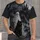 Ghost, Black Cat And Moonlit Castle For Halloween Nighttime Spooky Season All-over Print Unisex T-shirt - 1