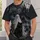 Ghost, Black Cat And Moonlit Castle For Halloween Nighttime Spooky Season All-over Print Unisex T-shirt - 6