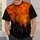 Black Cat Halloween Nightfall Scenes for Spooky October Celebrations and Cat Lovers All-over Print Unisex T-shirt - 6