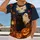 Black Cat, Friendly Ghost and Jack-o'-Lanterns for Halloween and Autumn Celebrations All-over Print Unisex T-shirt - 2