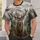 Majestic Antlered Forest Deer And Misty Pines For Nature Lovers And Woodland Trail Days All-over Print Unisex T-shirt - 6