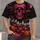 Neon Skull, Ghosts And Pumpkin Patch For Gothic Halloween Nightfall Women All-over Print Unisex T-shirt - 1