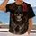Gothic Cowboy Skull and Crimson Moon for Spooky Western Halloween Nights All-over Print Unisex T-shirt - 2