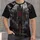 Moonlit Cathedral Raven and Rose Gothic Scene for Halloween Witchy Style Lovers All-over Print Unisex T-shirt - 1
