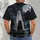 Ghost And Black Cat At Haunted Castle For Halloween Nighttime Enthusiasts All-over Print Unisex T-shirt - 4