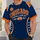 Chicago Football Game Day Orange And Navy Stadium Style For Women Fans All-over Print Unisex T-shirt - 6