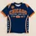 Chicago Football Game Day Orange And Navy Stadium Style For Women Fans All-over Print Unisex T-shirt - 5
