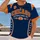 Chicago Football Game Day Orange And Navy Stadium Style For Women Fans All-over Print Unisex T-shirt - 2