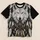White Wolf Faces and Turquoise Feathers for Nature-Loving Everyday Style All-over Print Unisex T-shirt - 5