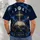 Faith Cross Bible Moon And Pumpkin Night Sky For Christian Halloween Devotion Gift All-over Print Unisex T-shirt - 4