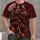 Dancing Skeleton Couple with Marigolds for Day of the Dead and Halloween Celebrations All-over Print Unisex T-shirt - 1