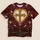 Burgundy Cross And Heart With Grace And Courage For Everyday Faith And Reflection All-over Print Unisex T-shirt - 5