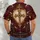 Burgundy Cross And Heart With Grace And Courage For Everyday Faith And Reflection All-over Print Unisex T-shirt - 4