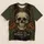 Gothic Skull And Marigold Celestial Art For Halloween And Alternative Style Fans All-over Print Unisex T-shirt - 5