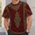 Burgundy Celtic Knotwork Details for Heritage-Inspired Casual Daily Wear and Layering All-over Print Unisex T-shirt - 6
