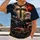 Eagle Cross and Flag Faith Scene for Patriotic Gatherings and Everyday Wear All-over Print Unisex T-shirt - 2