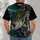 Largemouth Bass Fishing Scene for Weekend Anglers, Lake Days and Outdoor Adventures All-over Print Unisex T-shirt - 4