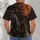 Skeleton Cowboy and Ghost Horse for Western Gothic Nighttime Adventure Fans All-over Print Unisex T-shirt - 4