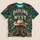 Western Cowgirl Hat and Floral Horseshoes for Country Festivals and Ranch Days All-over Print Unisex T-shirt - 5