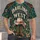 Western Cowgirl Hat and Floral Horseshoes for Country Festivals and Ranch Days All-over Print Unisex T-shirt - 1