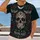 Gothic Sugar Skull and Moonlit Florals for Halloween Nights and Alternative Style All-over Print Unisex T-shirt - 2