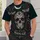 Gothic Sugar Skull and Moonlit Florals for Halloween Nights and Alternative Style All-over Print Unisex T-shirt - 6