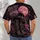 Western Cowboy Boots Beneath a Rose Moon for Halloween Night and Fall Cowgirl Style All-over Print Unisex T-shirt - 4