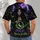 Moonlit Witch and Crystal Orb for Halloween Nights and Enchanted Fall Celebrations All-over Print Unisex T-shirt - 4