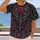 Gothic Rose and Silver Vine Motifs for Outdoor Days and Everyday Alternative Style All-over Print Unisex T-shirt - 2