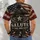 Saluting Soldier and Flag Tribute for Veterans Day and Patriotic Pride All-over Print Unisex T-shirt - 4