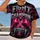 Pink Boxing Gloves And Football For Breast Cancer Awareness And Fight Night Support All-over Print Unisex T-shirt - 2