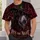 Black Cat Crystal Ball Witch Art for Halloween Night and Gothic Style Lovers All-over Print Unisex T-shirt - 6