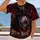 Black Cat Crystal Ball Witch Art for Halloween Night and Gothic Style Lovers All-over Print Unisex T-shirt - 2