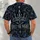 Gothic Silver Crown and Midnight Camo for Halloween Night Queen Style All-over Print Unisex T-shirt - 4