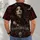 Gothic Circus Woman With Crescent Moon for Halloween Nights and Dark Aesthetic Fans All-over Print Unisex T-shirt - 4