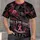 Western Rose Cowboy Hat and Pink Ribbon for Breast Cancer Awareness Gift for Her Support All-over Print Unisex T-shirt - 1