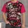 Spooky Skull Cherry Collage for Halloween Parties and Playful Alternative Style All-over Print Unisex T-shirt - 1