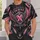 Pink Ribbon Courage Crest for Breast Cancer Awareness Events and Survivor Support All-over Print Unisex T-shirt - 6