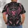 Pink Ribbon Courage Crest for Breast Cancer Awareness Events and Survivor Support All-over Print Unisex T-shirt - 4