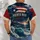 Caribbean Island Sunset Waves And Flag For Summer Coastal Escapes All-over Print Unisex T-shirt - 4