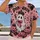 Pink Ghost Queen and Crowned Pumpkins for Halloween Parties and Spooky Night Gifts All-over Print Unisex T-shirt - 2