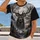 Majestic Stag in a Misty Pine Forest for Woodland Weekends and Outdoor Escapes All-over Print Unisex T-shirt - 2
