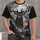 Majestic Stag in a Misty Pine Forest for Woodland Weekends and Outdoor Escapes All-over Print Unisex T-shirt - 1