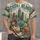 Desert Bloom Cactus Hat and Wildflower Western Boho for Cowgirl Adventure Gift Lovers All-over Print Unisex T-shirt - 1