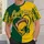 Green And Gold Football Heart With Helmet For Game Day Fan Style And Women All-over Print Unisex T-shirt - 6