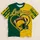 Green And Gold Football Heart With Helmet For Game Day Fan Style And Women All-over Print Unisex T-shirt - 5